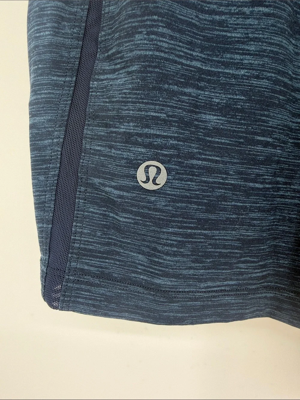 Lululemon Pace Breaker Lined Shorts 7” Heathered Blue Size Medium